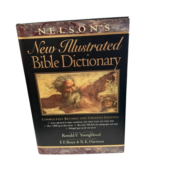 Nelson’s New Illustrated Bible Dictionary Revised and Updated Study God Teach - Picture 1 of 6